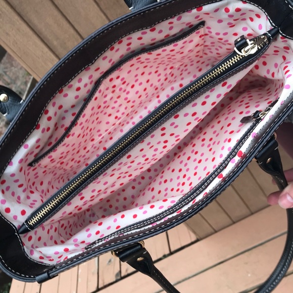 Kate Spade Wellesley Quinn Black Leather Tote - Picture 5 of 11